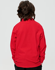 Kids' 240gsm Poly/Cotton Pique L/S Polo