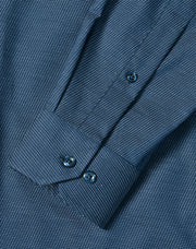 Men's Pin Dot Stretch L/S Shirt