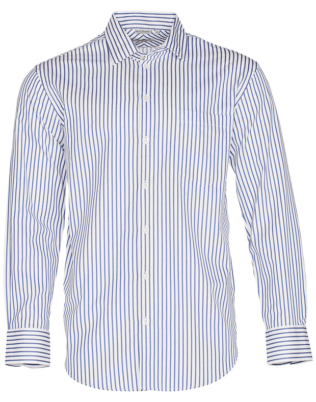 Men’s Sateen Stripe L/S Shirt