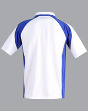 mens mini waffle coold polo