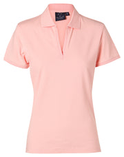 ladies S/S pique polo