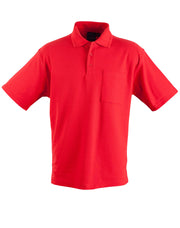 Pocket short sleeve polo