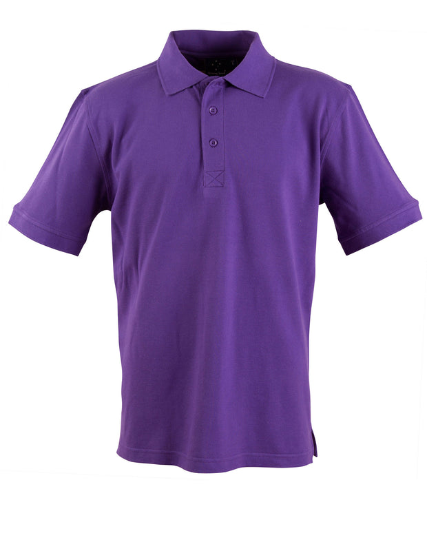 mens S/S pique polo