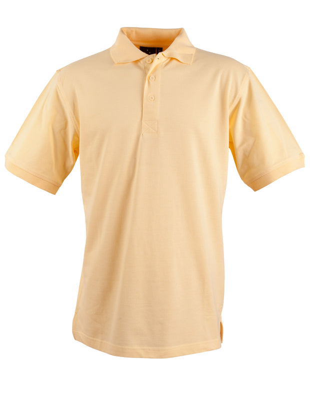 mens S/S pique polo