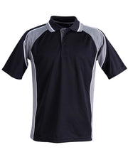 mens mini waffle coold polo