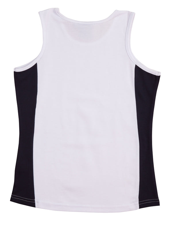 ladies truedry contrast singlet