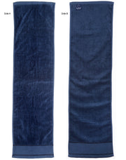 terry velour fitness towel 110x30 cm