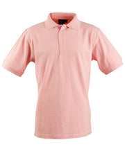 mens S/S pique polo
