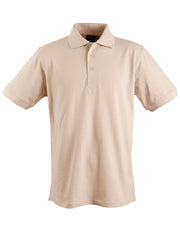 mens S/S pique polo
