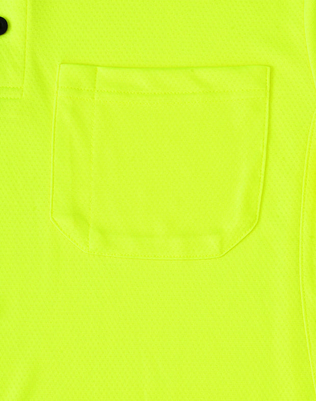 Unisex Hi-Vis Bamboo Charcoal S/S Polo