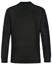 mens cotton crew neck L/S tee