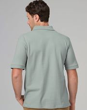 Men's cotton stretch polo