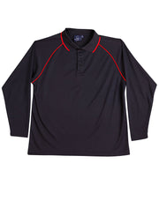 Men's cooldry raglan L/S polo