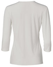 Ladies' Mid Sleeve Shawline Knit Top