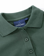 ladies cotton stretch polo