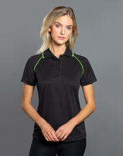 ladies cooldry raglan S/S polo