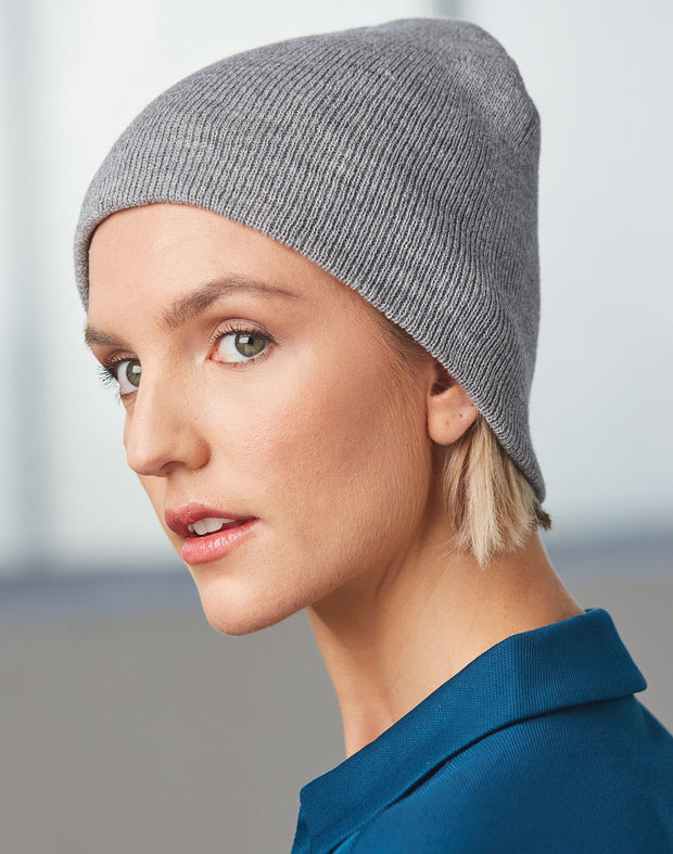 Acrylic Knitted Marl Beanie