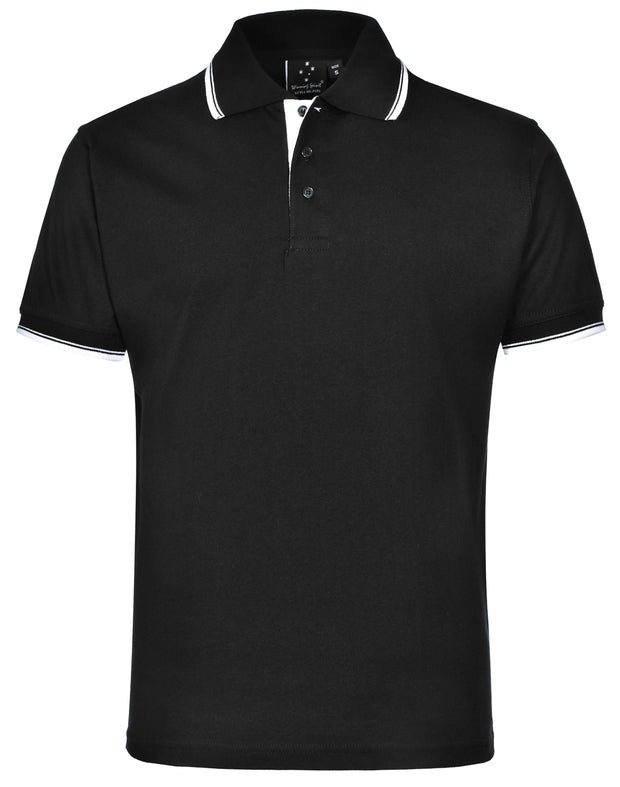 unisex cotton jersey polo