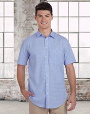 Men's Gingham Check S/S Shirt