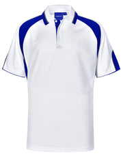 Men's Cooldry Contrast Polo With Sleeve Panel