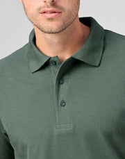 Men's cotton stretch polo