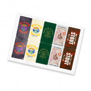 Sticker Sheet 88 x 50mm Rectangle - Gloss