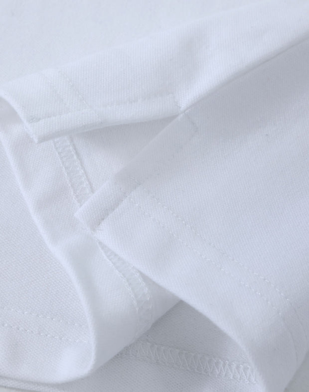 ladies cotton stretch polo