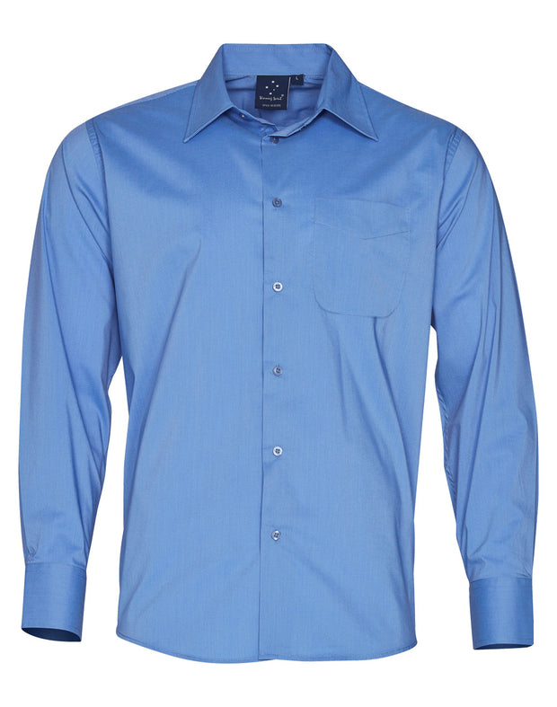 Mens L/S Teflon business shirt