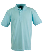 Men's cotton stretch polo