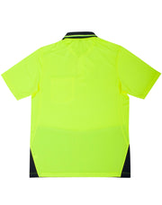 Unisex Hi-Vis Bamboo Charcoal S/S Polo