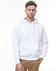Adult's Close Front Contrast Fleecy Hoodie