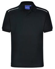 Men's pure cotton contrast piping
