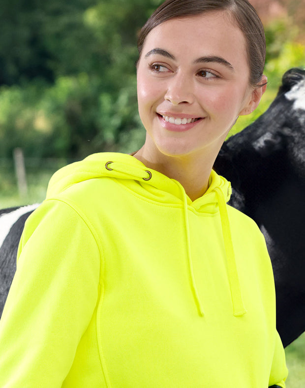 Hi-Vis Two Tone Water Resistant Fleece Hoodie
