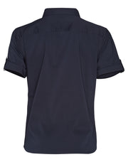 Women's Short Sleeve Military Shirt