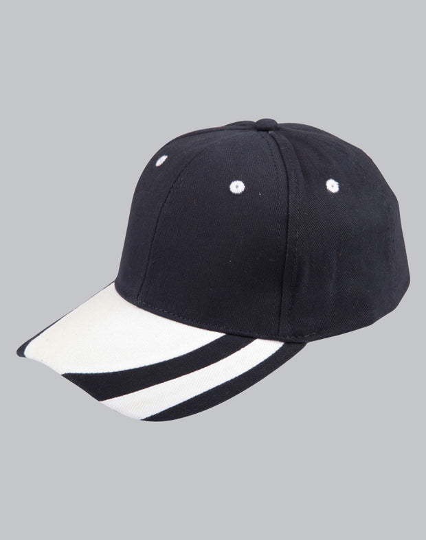 contrast peak structured cap.