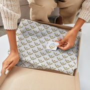 Custom Tissue Paper with Envelope - White