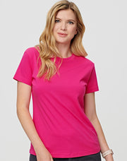Ladies' Cotton Semi Fitted Tee