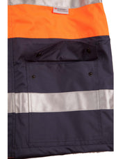 Hi-Vis Long Line Safety Jacket With 3M Tapes