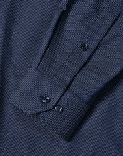 Men's Pin Dot Stretch L/S Shirt