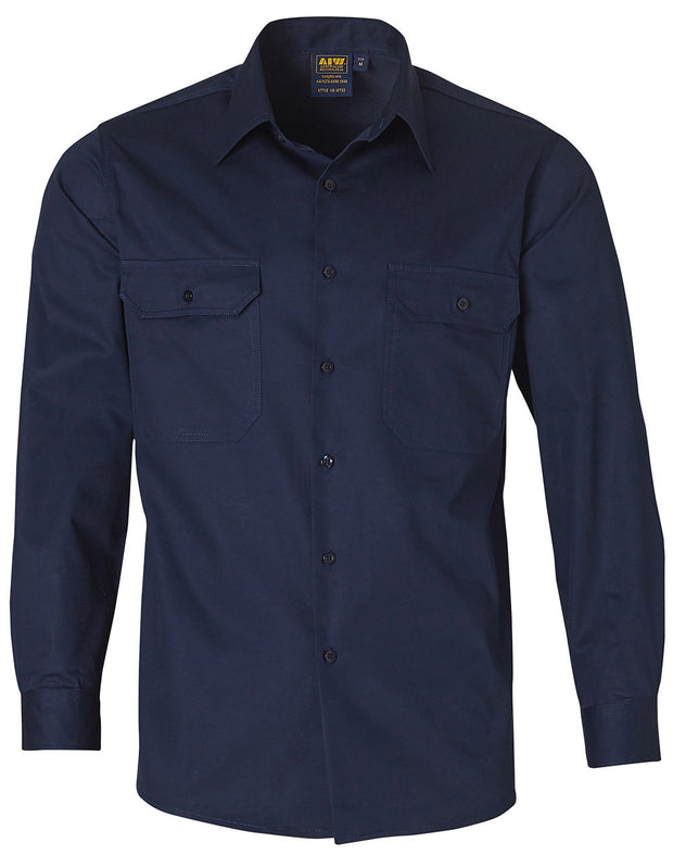 cool-breeze L/S cotton work shirt