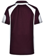 Kid's Cooldry Contrast Polo With Sleeve Panel