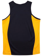 Men's cooldry contrast mesh singlet