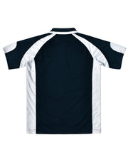 Men's Cooldry Contrast Polo With Sleeve Panel