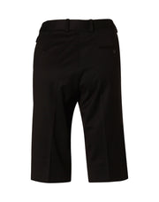 Women's Knee Length Flexi Waist Shorts in Poly/Viscose Stretch