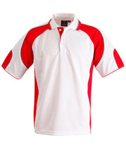 Men's Cooldry Contrast Polo With Sleeve Panel