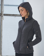 Ladies' Heather Bonded Fleece Jacket