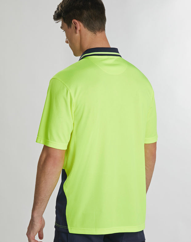Unisex Hi-Vis Bamboo Charcoal S/S Polo