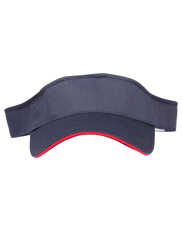 Polo twill visor