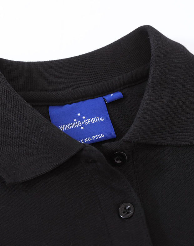 ladies cotton stretch polo