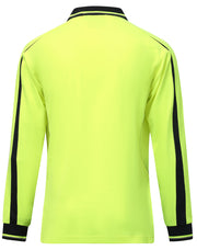 Hi-Vis Sustainable Cool-Breeze Truedry Safety L/S Polo